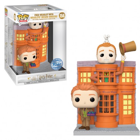 Funko Pop Deluxe Harry Potter Exclusive - Fred Weasley With Weasley Wizard Wheezes 158