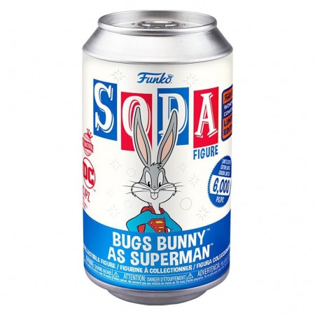 Funko Vinyl Soda Warner Bros Wondrous Convention 2023 - Bugs Bunny As Superman (70295)