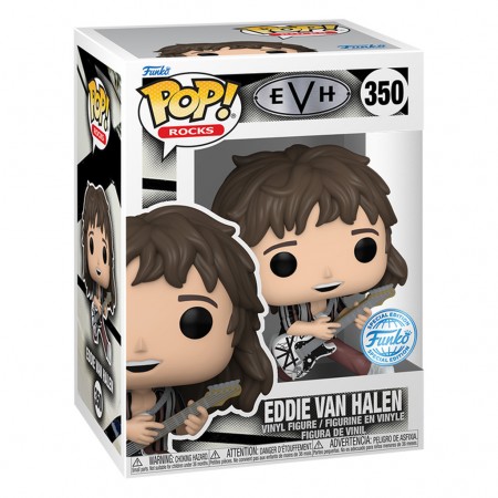 Funko Pop Rocks Eddie Van Halen Exclusive - Eddie Van Halen With Guitar 350