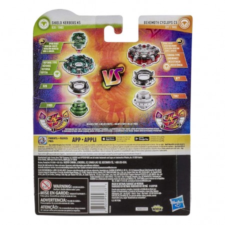Beyblade Burst Rise Hypersphere - Behemoth Cyclops & Shield Kerbeus (95633)