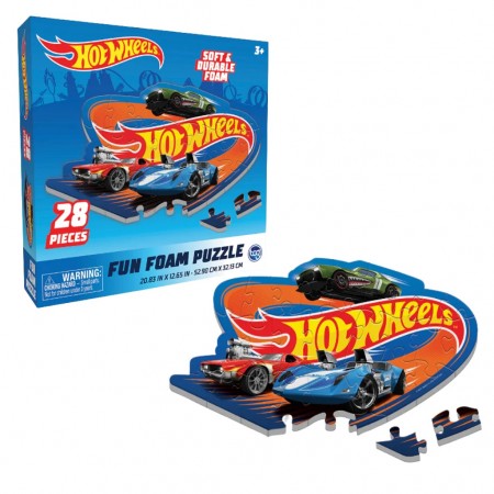 Puzzle Hot Wheels Fun Foam - 28 Peas (8021)