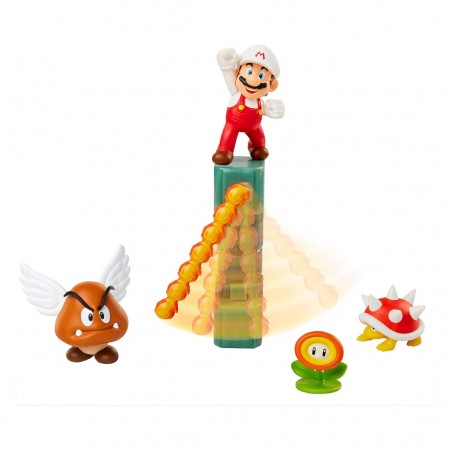 Diorama Jakks Super Mario - Lava Castle Diorama Set (0153)
