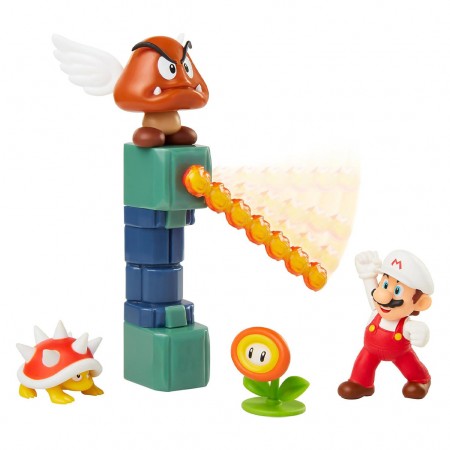 Diorama Jakks Super Mario - Lava Castle Diorama Set (0153)