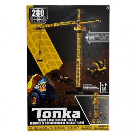 Brinquedo de Montar Tonka Guindaste Mighty Crane Construction Set (tk3524-02)