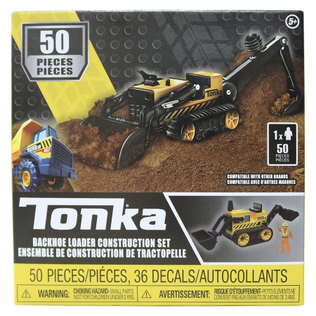 Brinquedo de Montar Tonka Backhoe Loader Construction Set - 50 Peas (tk3521-02)