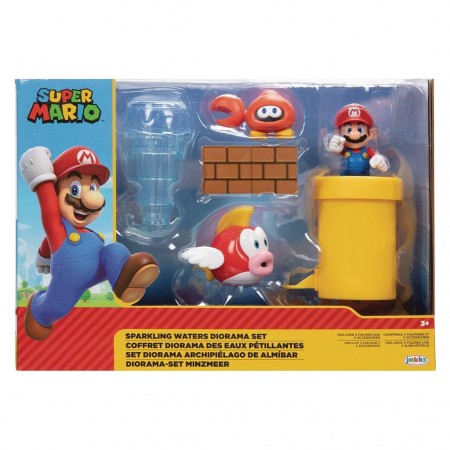 Diorama Jakks Super Mario Sparkling Waters Diorama Set (3665)