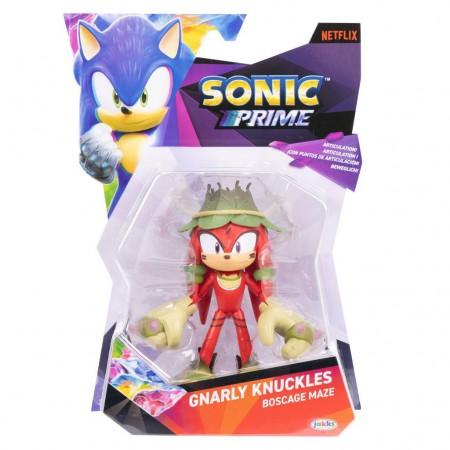 Boneco Jakks Sonic Prime - Gnarly Knuckles (4198)