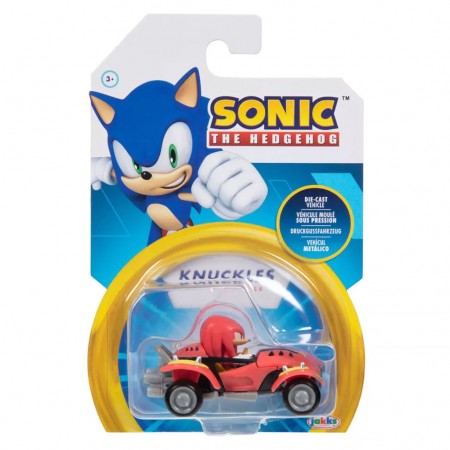 Carrinho Die Cast Jakks Sonic The Hedgehog - Knuckles (4877)