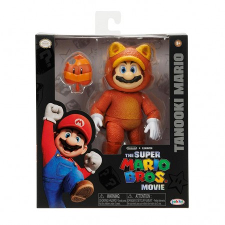 Boneco Jakks Super Mario Bros. Movie - Tanooki Mario (8202)