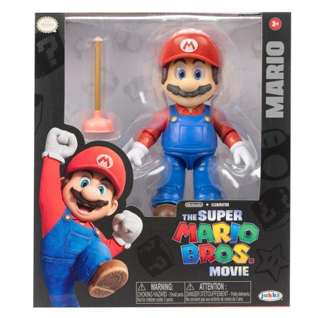 Boneco Jakks Super Mario Bros. Movie - Mario (7168)