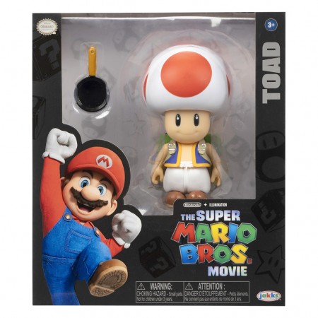 Boneco Jakks Super Mario Bros. Movie - Toad (7199)