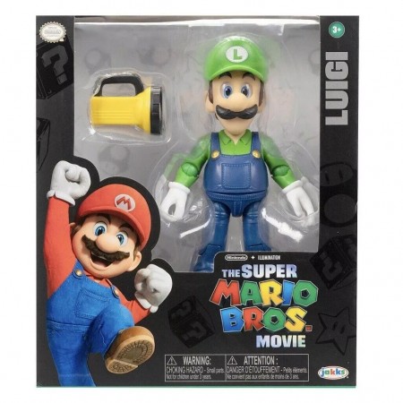 Boneco Jakks Super Mario Bros. Movie - Luigi (7175)