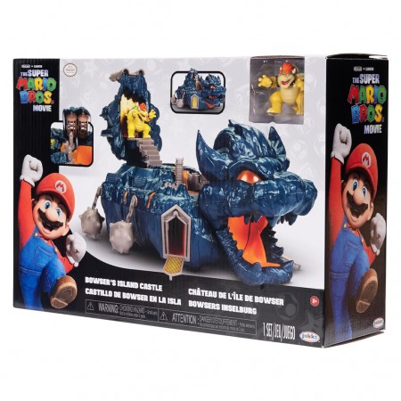 Boneco Jakks Super Mario - Bowser Island Castle Playset (8042)
