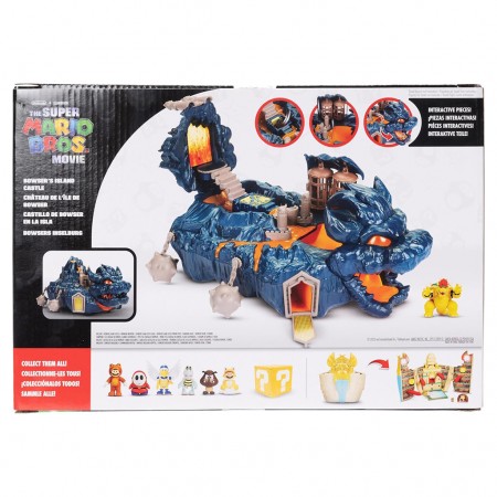 Boneco Jakks Super Mario - Bowser Island Castle Playset (8042)