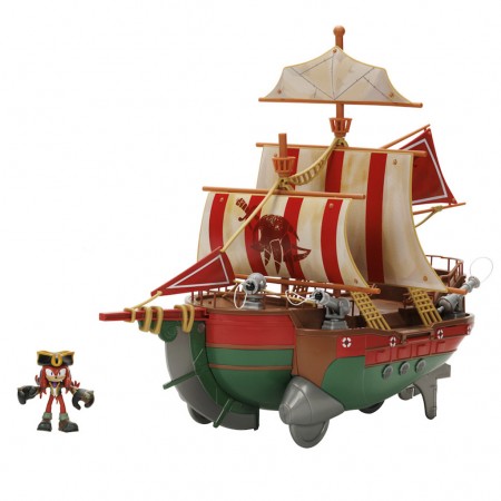 Boneco Jakks Sonic Prime - Angel's Voyage Pirate Ship (9186)