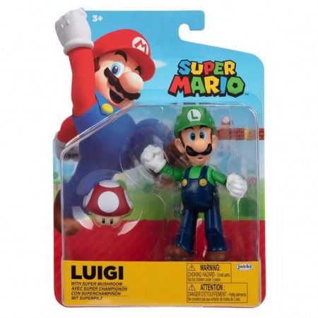 Boneco Jakks Super Mario - Luigi (8227)