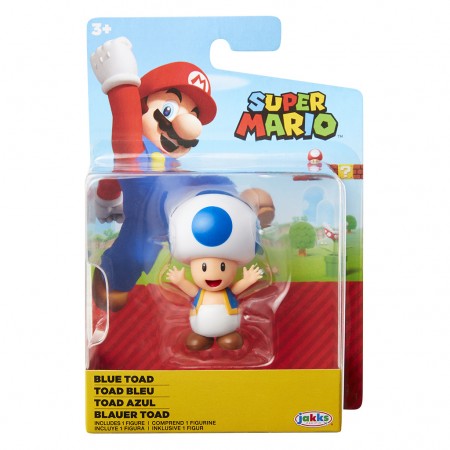 Boneco Jakks Super Mario - Blue Toad (5356)