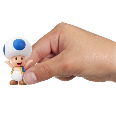 Boneco Jakks Super Mario - Blue Toad (5356)