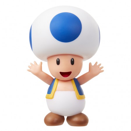 Boneco Jakks Super Mario - Blue Toad (5356)