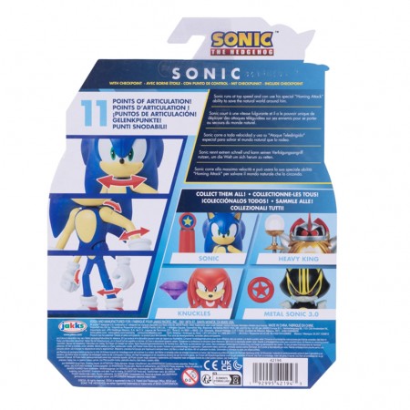 Boneco Jakks Sonic The Hedgehog 4