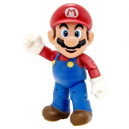 Boneco Jakks Super Mario - Mario Vs Bowser Diorama Set (5124)