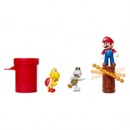 Boneco Jakks Super Mario - Dungeon Diorama Set (9897)