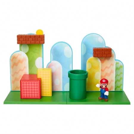 Boneco Jakks Super Mario - Acorn Plains Diorama Set (9910)