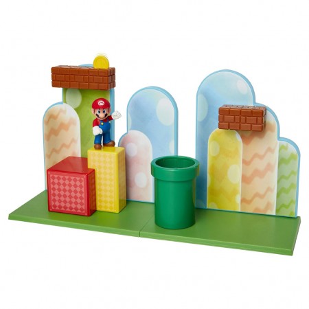 Boneco Jakks Super Mario - Acorn Plains Diorama Set (9910)