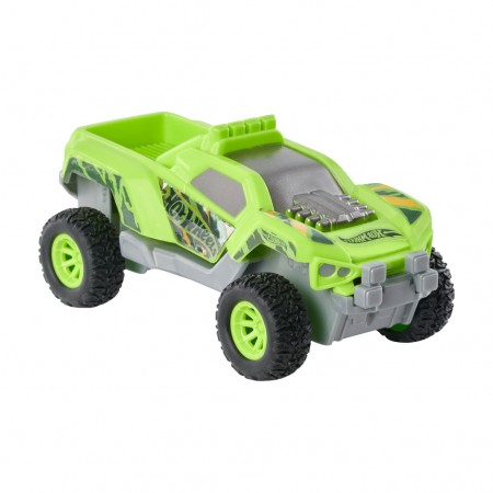 Hot Wheels Fast Racer Pullback - Dawgzilla (verde)