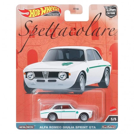 Carro Hot Wheels Premium 5/5 - Alfa Romeo Giulia Sprint Gta (0477)