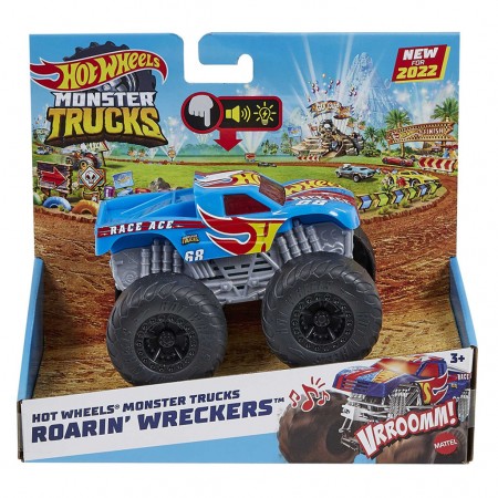Carro Hot Wheels Monster Trucks Roarin Wreckers - Race Ace (4284)