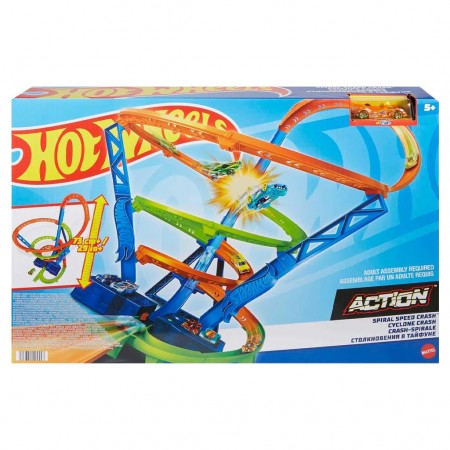 Pista Hot Wheels Spiral Speed Crash (4448)