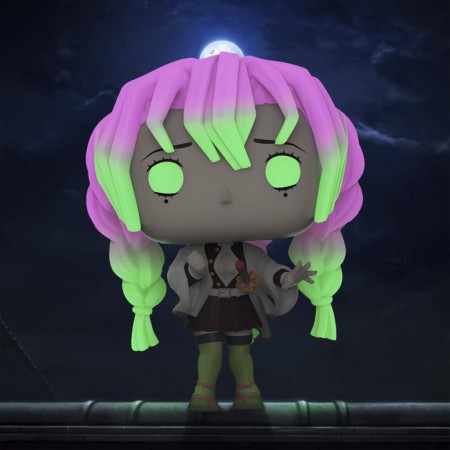 Funko Pop Animation Demon Slayer: Kimetsu No Yaiba Exclusive - Mitsuri Kanroji 1306 (glows In The Dark)