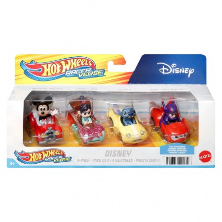 Carro Hot Wheels Race Verse Disney 4-pack (1139)