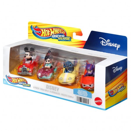 Carro Hot Wheels Race Verse Disney 4-pack (1139)