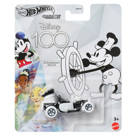 Carro Hot Wheels Character Cars Disney 100 - Steam Boat Willie (7038)