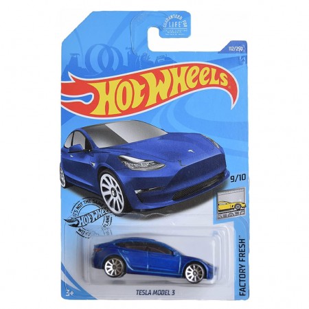 Carro Hot Wheels Factory Fresh 9/10 - Tesla Model 3 (3318)