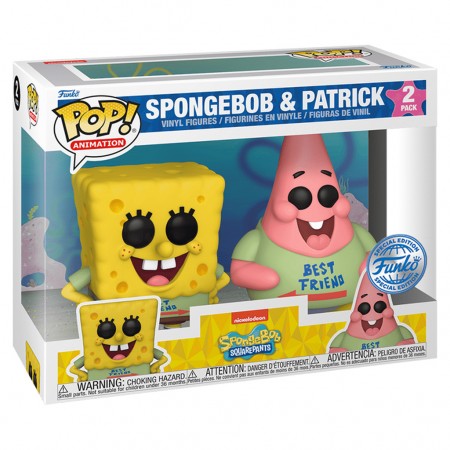 Funko Pop Animation Sponge Bob Square Pants / - Sponge Bob (bob Esponja) & Patrick 2-pack (73609)