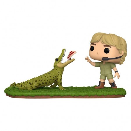 Funko Pop Moment Australia Zoo - Steve Irwing With Agro Crocodile 75