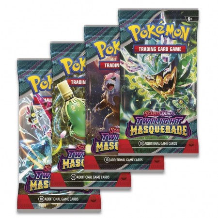 Cartas Pokmon Tcg: Scarlet & Violet-twilight Masquerade - Booster Pack (1 Unidade)