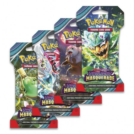 Cartas Pokmon Tcg: Scarlet & Violet-twilight Masquerade - Sleeved Booster Pack (1 Unidade))