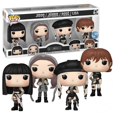 Funko Pop Rocks Black Pink - Jisoo / Jennie / Ros / Lisa 4-pack (76943)