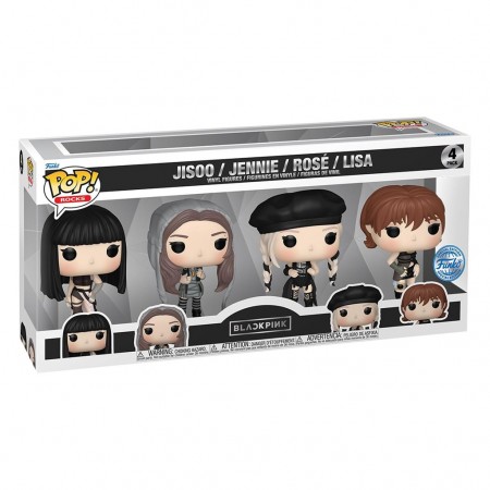 Funko Pop Rocks Black Pink - Jisoo / Jennie / Ros / Lisa 4-pack (76943)