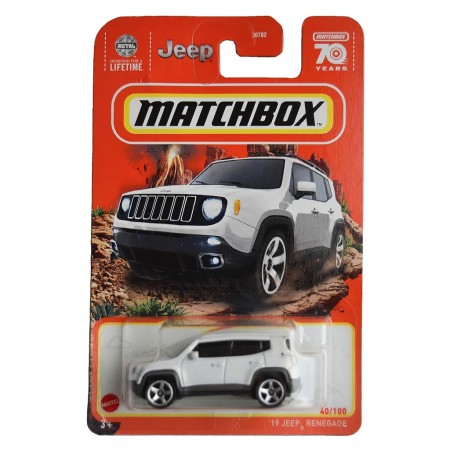 Carro Matchbox 40/100 - '19 Jeep Renegade Hkx06 (7827)