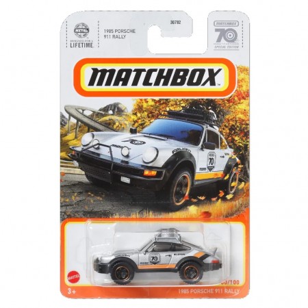 Carro Matchbox 1985 Porsche 911 Rally Hkx18 (7827)