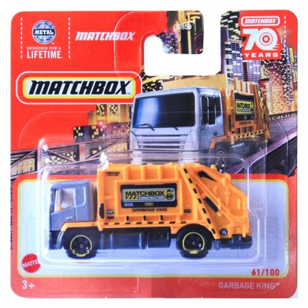 Caminho Matchbox 61/100 - Garbage King