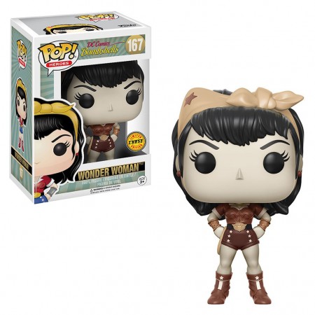 Funko Pop Chase Heroes Dc Comics Bombshells - Wonder Woman  167