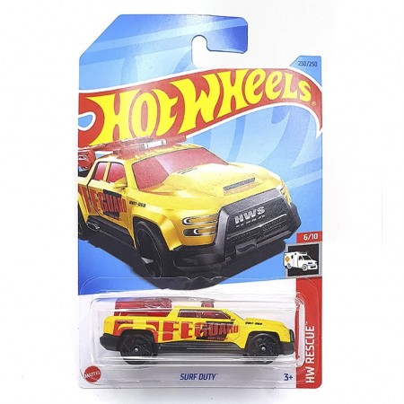 Carro Hot Wheels Hw Rescue 6/10 - Surf Duty Hkg67 (3140)