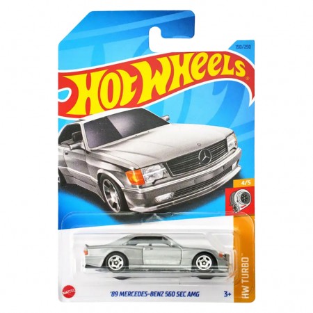 Carro Hot Wheels Hw Turbo 4/5 - '89 Mercedes-benz 560 Sec Amg Hkk85 (340)