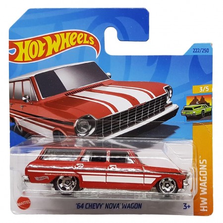 Carro Hot Wheels Hw Wagons 3/5 - '64 Chevy Nova Wagon Hkh70 (3140)